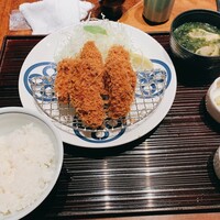 とんかつ まい泉 青山本店 - 牡蠣フライ膳(カキフライ5個)