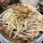 Ramen Niton - 肉そば肉2枚 野菜増し ニンニク増し 大盛り