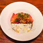 BOTTEGA - Brata Cheese, Ripe Tomatoes, Citrus Salad