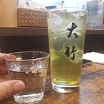 Ootake - 芋焼酎ストレート４９５円・お茶ハイ３８５円