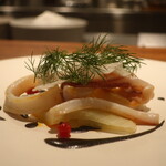 IZA - 白イカのソテーアップ