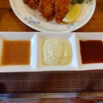 むさし乃 - 3種ソース