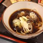 小諸そば - ねぎをイン