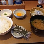 やよい軒 - しらすおろし朝食