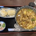 そば処 丸八 - カレー南蛮うどん、揚げもち