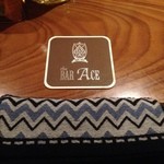 the BAR ACE - このおしぼりでセンスの良さを感じます。