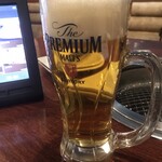 炭火焼肉 金角 - 生ビール