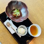 Japanese cuisine Kasuke - 花豆の冷やし汁粉