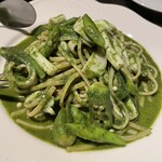 Trattoria ALBERI - 特牛いかのジェノベーゼパスタ