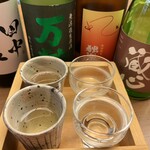住吉酒販 - イロハニ枡　日替わり日本酒4種飲み比べ
      モダン2種・クラシック2種