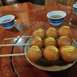 千歳山こんにゃく店 - 料理写真:玉こんにゃく　一本150円