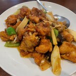 Oomiya Hanten - 鶏肉の唐辛子炒め