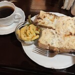 カフェ・トロワバグ - ブレンド　グラタントースト