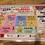 0秒レモンサワー 西船橋 肉寿司 - レモンサワー説明
