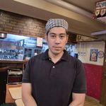 カレーレストラン シバ - 先代の息子さん、ゴリさん・・・じゃなかった、柴崎武志さん。