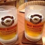 やを屋 - 飲み放題のビール♪