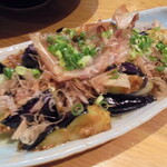 Dainingu Himeragi - 夕食　茄子の味噌炒め