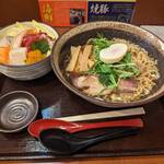 てしお川 - 行者醤油＋海鮮丼（大）