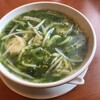 中国料理 龍薫 - 料理写真:Ｅセット：紫菜湯麺（エビと青のりのとろみスープそば）