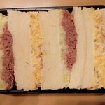 黒毛和牛 腰塚 - 料理写真:腰塚コンビーフ&玉子のサンド