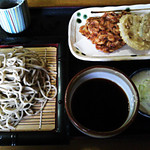 そば処 北の下 - さくらえびかき揚げそば　１７００円