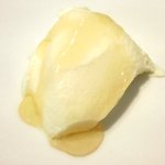 Rosso e Bianco - <'13/10/21撮影>雲丹のクリームスパゲッティ 1000円 のヨーグルトのムース メイブルシロップ掛け