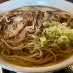 蕎麦屋やまぐち - 料理写真:肉そば大盛（冷）