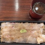 京都和久傳 - 鯛黒寿司と赤出し