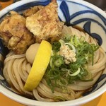 とり天ぶっかけうどん大盛り860円