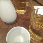 麺とおばんざいとお酒のお店 佳什 - 福島の特別純米酒〜国権、初めて飲みました。ドスンとくる辛口のお酒かな…