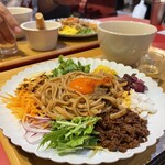 担担麺専門店 DAN DAN NOODLES. ENISHI - たっぷり野菜の坦坦和え麺
