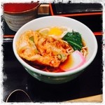 Komoro Soba - かき揚げそば、玉子入り(^^)
                        