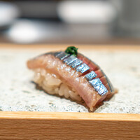 鮨トキドキ串 海老虎 - 秋刀魚