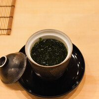 鮨 しゅん輔 阿佐ヶ谷 - アサリだしとあおさの茶碗蒸し