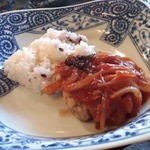 おうちカフェ しぇ・あん - 本日のランチ　９００円（トマト煮込みハンバーグとご飯）