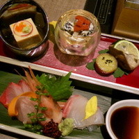 京都つゆしゃぶCHIRIRI 京橋店 - 前菜三品/造り三種