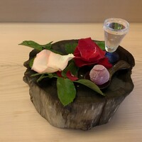 京懐石 吉泉 - ばらシャーベット
