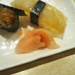 Asahi Zushi - 元祖ふかひれ寿司＋ふかひれ寿司煮凝り