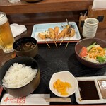 串かつ料理 活 - 串御膳定食　1480円