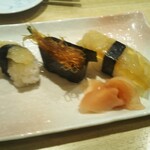 あさひ鮨 仙台駅店 - ふぃかひれ寿司（＠2500円）