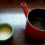手打ち蕎麦 あいざや - 蕎麦湯