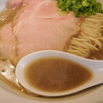 弘明寺丿貫 - 白海老蕎麦 スープ