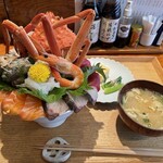 Hakata Robata Fisshuman - 限定メニューの「魚男のポセイ丼」
