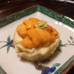 あさば - 水茄子の衣揚げ　雲丹