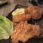 地鶏串焼Take Gu shi - 鶏の唐揚げ・・1個食べられました＾＾；