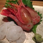 すし処 まさ - 縞海老と生蛸