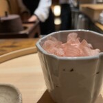 温石 - 長芋のそうめん(うずらの卵いり)