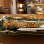 温石 - 万願寺とうがらしのおかき揚げ