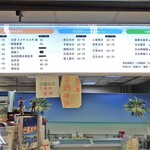 Soft Drink Bar TTI - カウンター上のメニュー