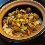 いづみ - 御飯物(栗、ぎんなん、はもの炊き込みご飯)